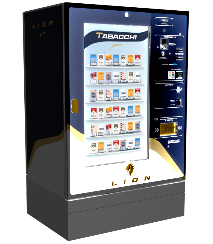 Laservideo Laservideo lion fullspace sx blu night r00 - Distributore automatico di sigarette